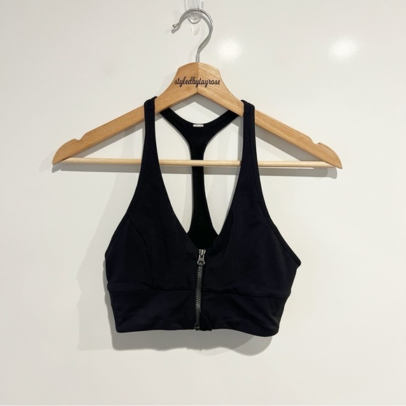 Lululemon Zip Up Razorback Sports Bra - Picture 1 of 6